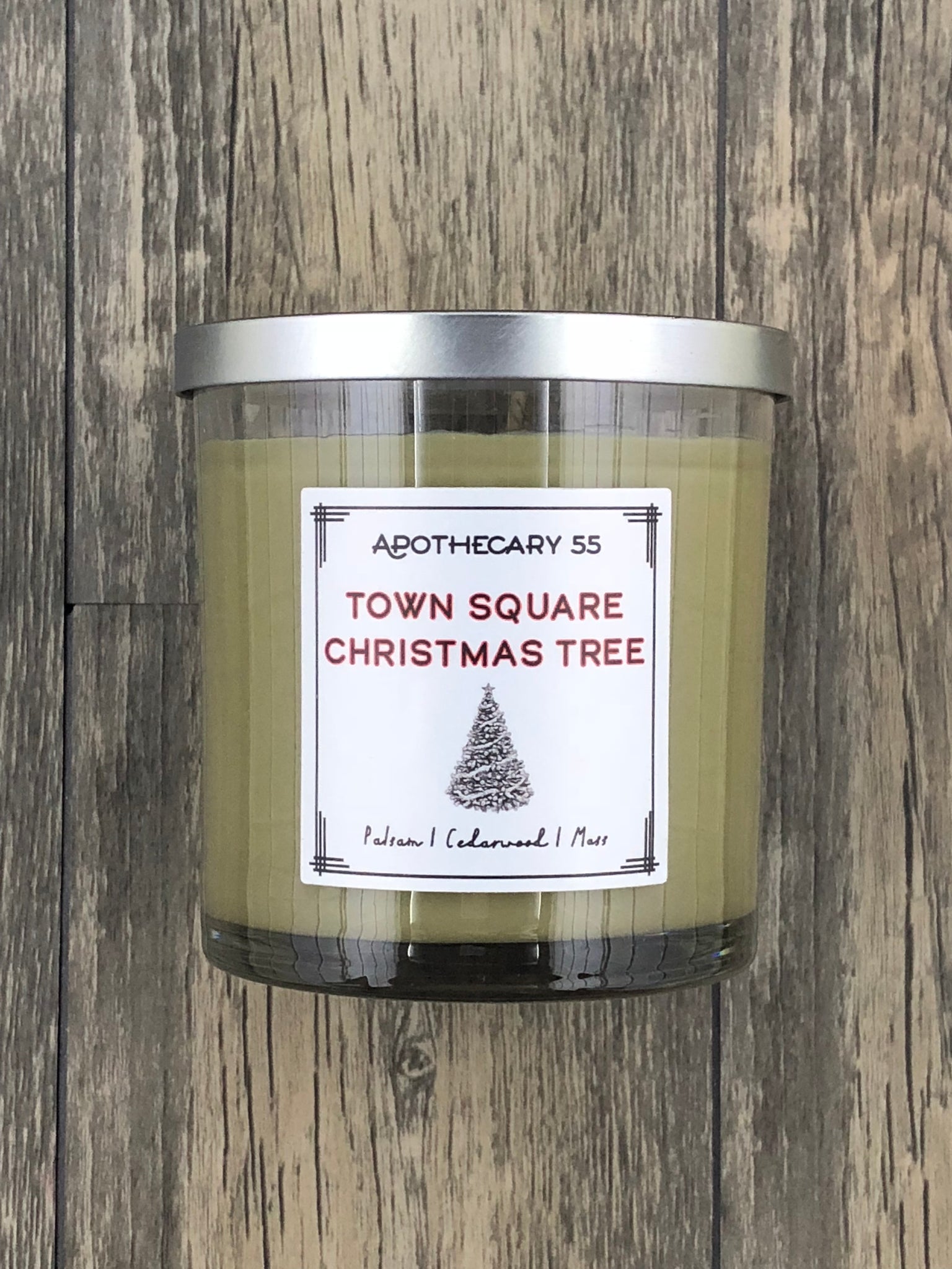 Town Square Christmas Tree 9 oz. single-wick candle